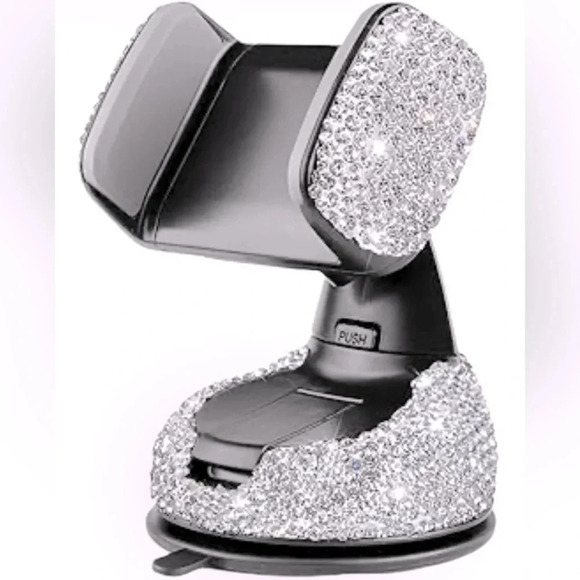 🤍🎉HP⭐️🎉Bling Bling  Universal Car phone holder mount stand - Picture 1 of 8